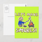 Carte Postale Faisons des S'mores ! (Devant / Derrière)