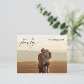 Carte Postale Faisons la fête Nous nous marions Nouvelles amusan (Debout devant)