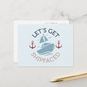 Carte Postale Faisons le plein de bateaux
