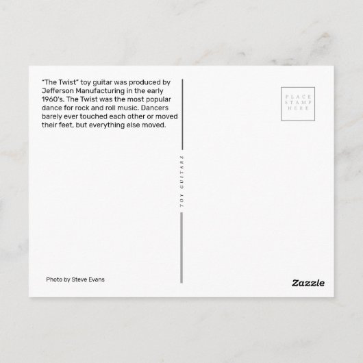 CARTE POSTALE FAISONS LE TWIST (Dos)