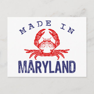Carte Postale Fait Dans Le Maryland