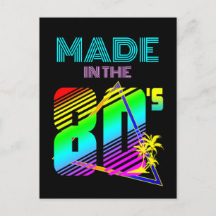 CARTE POSTALE FAIT DANS LES ANNÉES 80 NATURE COLORÉE