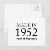 Carte Postale Fait En 1952 (Devant / Derrière)