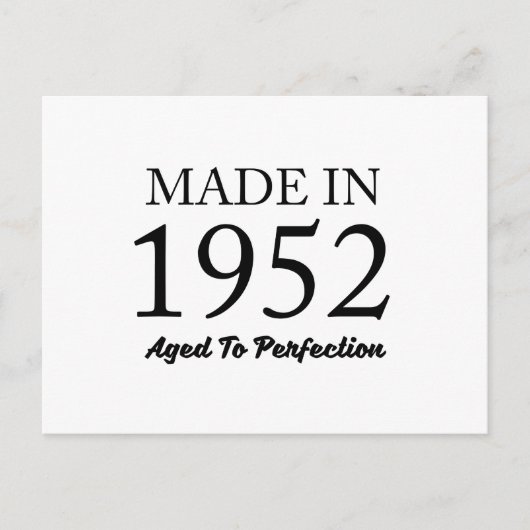 Carte Postale Fait En 1952 (Devant)