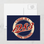 Carte Postale Fait En 1983 (Devant / Derrière)