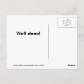 Carte Postale FAIT vaut mieux que Parfait (Dos)