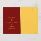 Carte postale faite sur commande 2 de zodiaque (Dos)