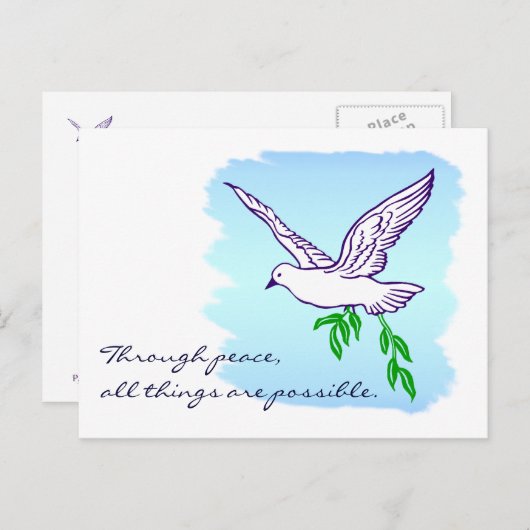 Carte postale faite sur commande d'art de citation (Devant / Derrière)