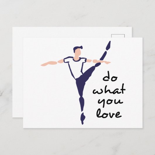 Carte Postale Faites ce que vous aimez (Devant / Derrière)