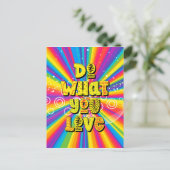 Carte Postale Faites ce que vous aimez ! Motivation (Debout devant)