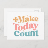 Carte Postale Faites compter aujourd'hui les devis d'inspiration (Devant / Derrière)