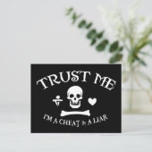 Carte Postale Faites confiance au pirate (Debout devant)