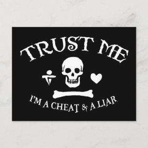 Carte Postale Faites confiance au pirate