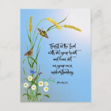 Faites confiance au Seigneur avec tout votre coeur