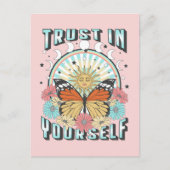 Carte Postale Faites Confiance en Vous-Même | Soleil Céleste et  (Devant)