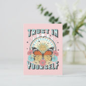 Carte Postale Faites Confiance en Vous-Même | Soleil Céleste et  (Debout devant)