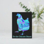 Carte Postale Faites Danser le poulet Dance amusant Art animal c (Debout devant)