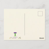 Carte Postale Faites Danser le poulet Dance amusant Art animal c (Dos)