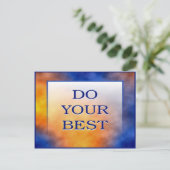 CARTE POSTALE FAITES DE VOTRE MIEUX (Debout devant)