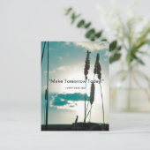 Carte Postale "Faites demain aujourd'hui !" Devis (Debout devant)