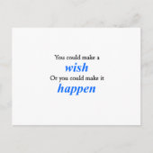 Carte Postale Faites en sorte que cela arrive (Devant)