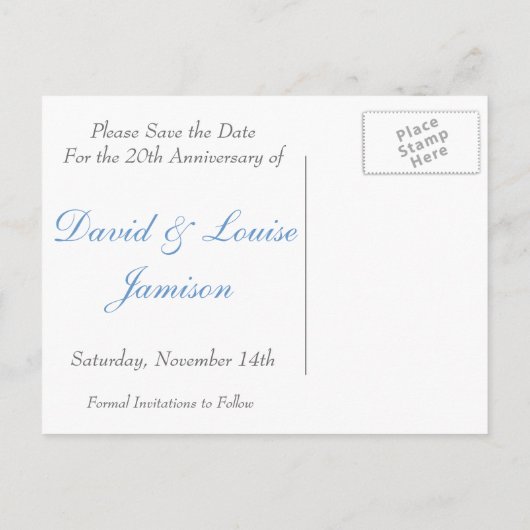 Carte postale--Faites gagner la date Fleur (Dos)