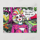 Carte Postale Faites glisser la reine que vous ne pouvez pas nou (Devant)