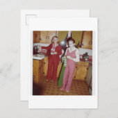 Carte Postale faites la vaisselle !  (Devant / Derrière)