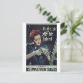 Carte Postale "Faites le travail qu'IL a laissé derrière lui" (Debout devant)