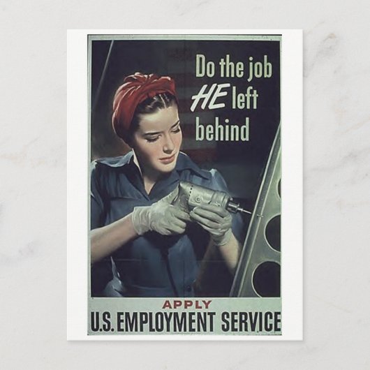 Carte Postale "Faites le travail qu'IL a laissé derrière lui" (Devant)