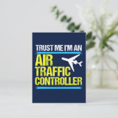 Carte Postale Faites-moi confiance Je suis contrôleur de la circ (Debout devant)