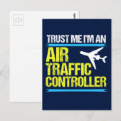 Carte Postale Faites-moi confiance Je suis contrôleur de la circ (Devant / Derrière)