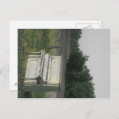 Carte Postale Faites-moi un instrument (Gris/Vert) (Devant / Derrière)