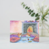 Carte Postale Faites-nous savoir quand le printemps arrive (Debout devant)