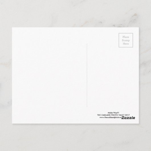 Carte Postale Faites place ! ! ! ! (Dos)