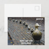 Carte Postale Faites place aux petits canards ! (Devant / Derrière)