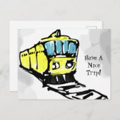 Carte Postale Faites Un Beau Voyage (Devant / Derrière)