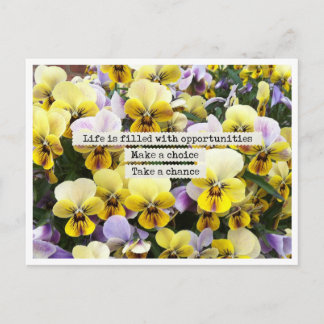 Carte Postale Faites un choix