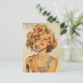 Carte Postale Faites un Dandelion de souhaits (Debout devant)