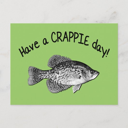 CARTE POSTALE FAITES UNE JOURNÉE DE CRAPPIE (Devant)
