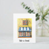 Carte Postale Faites une pause (Debout devant)