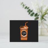 Carte Postale Faites une pause C'est l'heure du café (Debout devant)