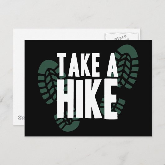 Carte Postale Faites Une Randonnée (Devant / Derrière)