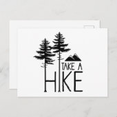 Carte Postale Faites Une Randonnée (Devant / Derrière)
