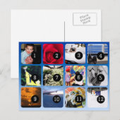 Carte Postale Faites votre propre envoi de 12 photos (Devant / Derrière)