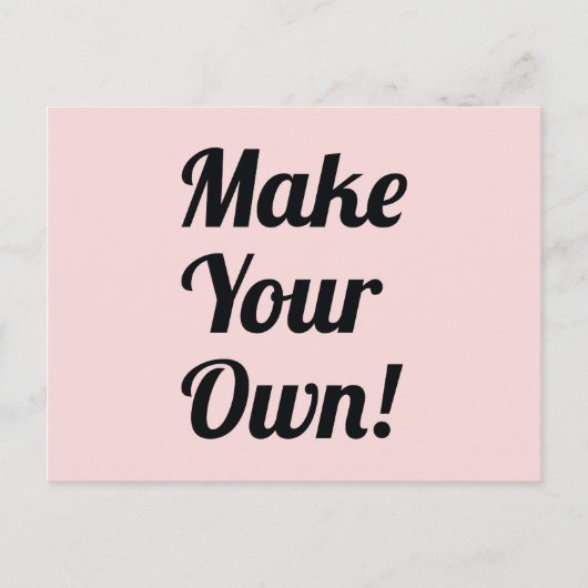 Carte Postale Faites votre propre impression personnalisée (Devant)