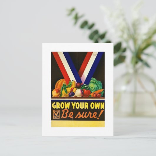 Carte Postale Faites-Vous Augmenter - Soyez Sûr ! Seconde Guerre (Debout devant)