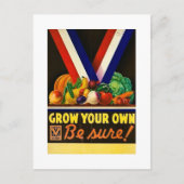 Carte Postale Faites-Vous Augmenter - Soyez Sûr ! Seconde Guerre (Devant)