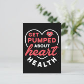 Carte Postale Faites-vous taper sur la santé cardiovasculaire (Debout devant)