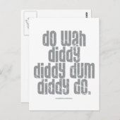 Carte Postale Faites Wah Diddy… (Devant / Derrière)